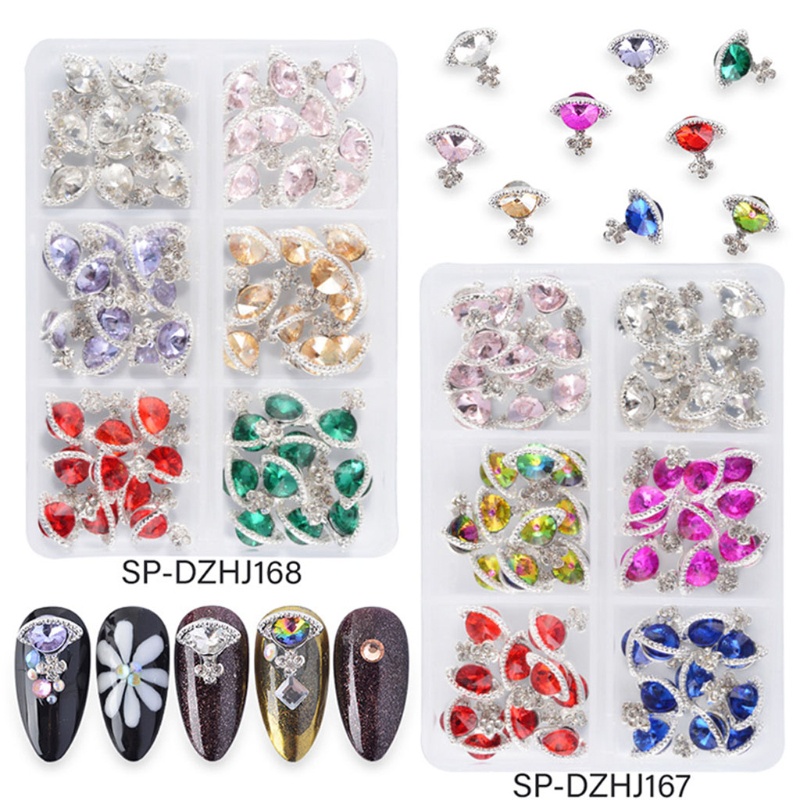 Miếng Dán Trang Trí Móng Tay Hình Hành Tinh Đính Đá Acrylic DIY