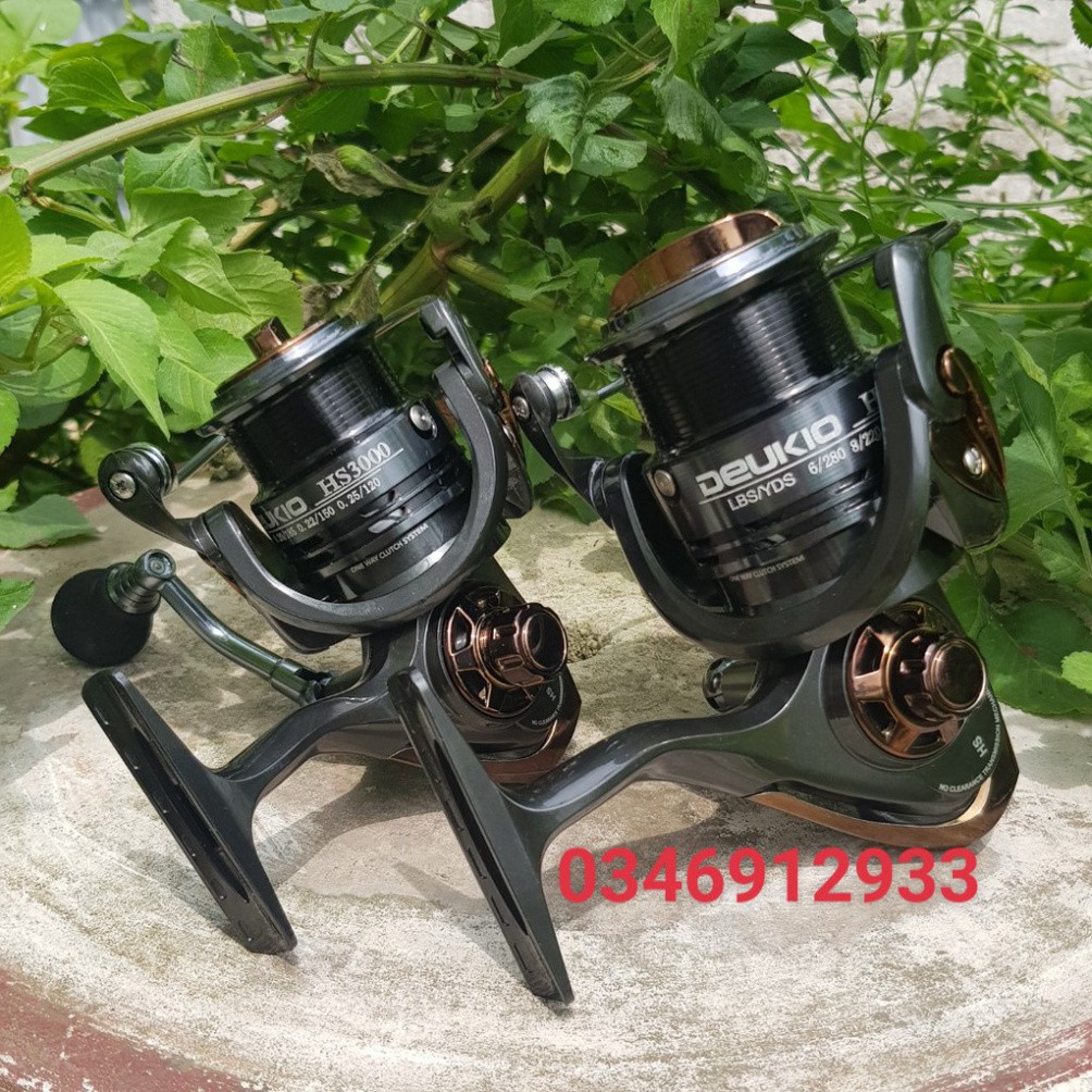Máy Câu Cá DEUKIO HS Cối Nông 🔰 Cam Kết Chính Hãng - Chất Lượng 🔰 Máy Câu Đứng