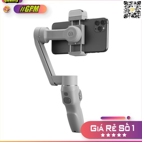 Gimbal Chống Rung Cho Điện Thoại có đèn Flash | Zhiyun Smooth Q3 | Hàng Chính Hãng