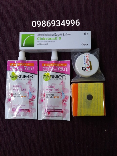 Bộ nám mụn tàn nhang clobetamil g thái