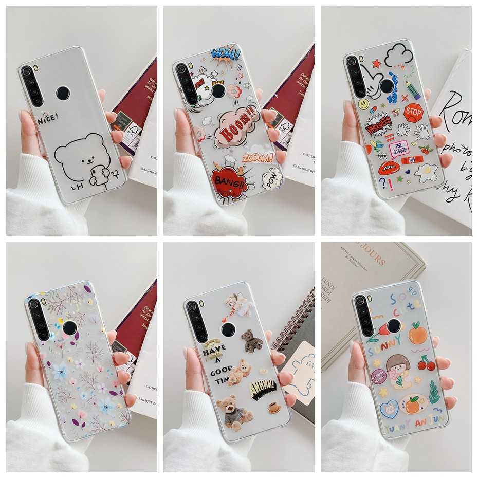 Ốp điện thoại họa tiết thời trang dành cho Xiaomi Redmi 9a Note 9 Note 9s Note 8 Pro
