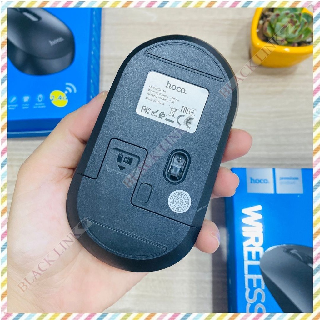 Chuột Không Dây HOCO GM14 Máy Tính Laptop Tương Thích Mọi Hệ Điều Hành