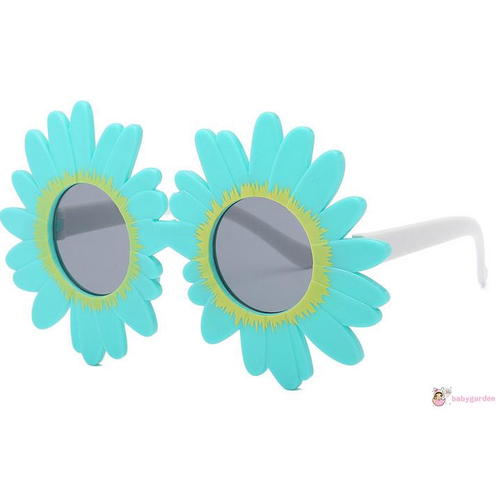 Kính Mát Gọng Hoa Hướng Dương Chống Tia Uv400 Cho Bé