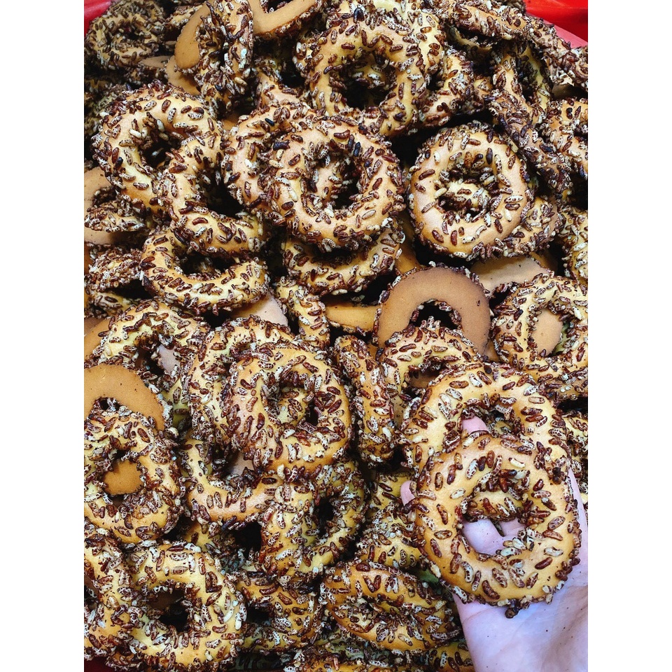 Bánh vòng gạo lứt thơm ngon 100gr