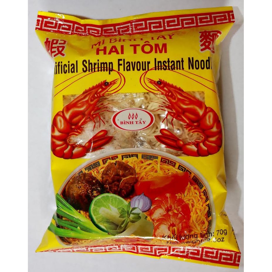 Mì chay lá bồ đề túi  - Vegetarian Instant Noodle "Bohdi Leaf" brand