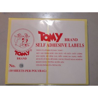 Giấy decal tomy A5 cỡ 99-124٩(^‿^)۶
