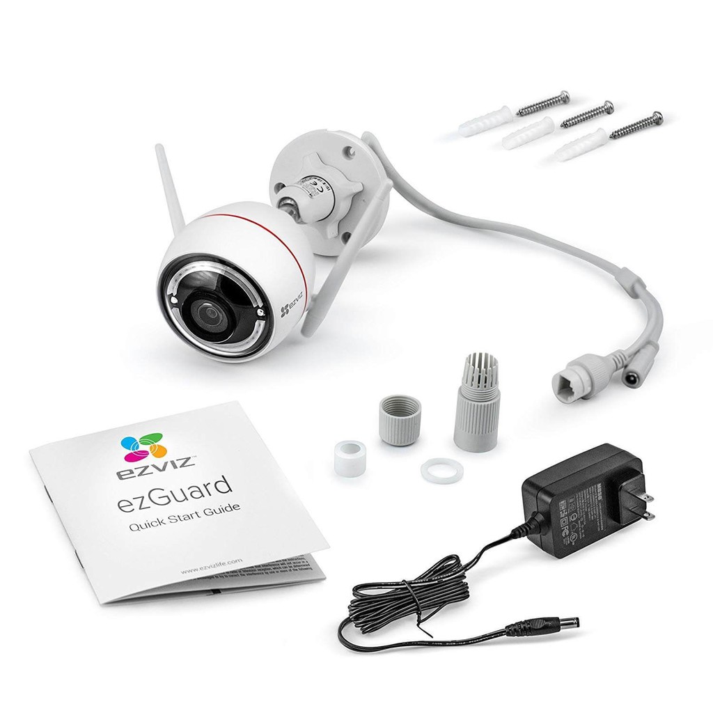 Camera IP WIFI Ngoài Trời EZVIS C3W Full color 2MP - Còi Hú, MÀU BAN ĐÊM (CS- CV310 2MP) | BigBuy360 - bigbuy360.vn