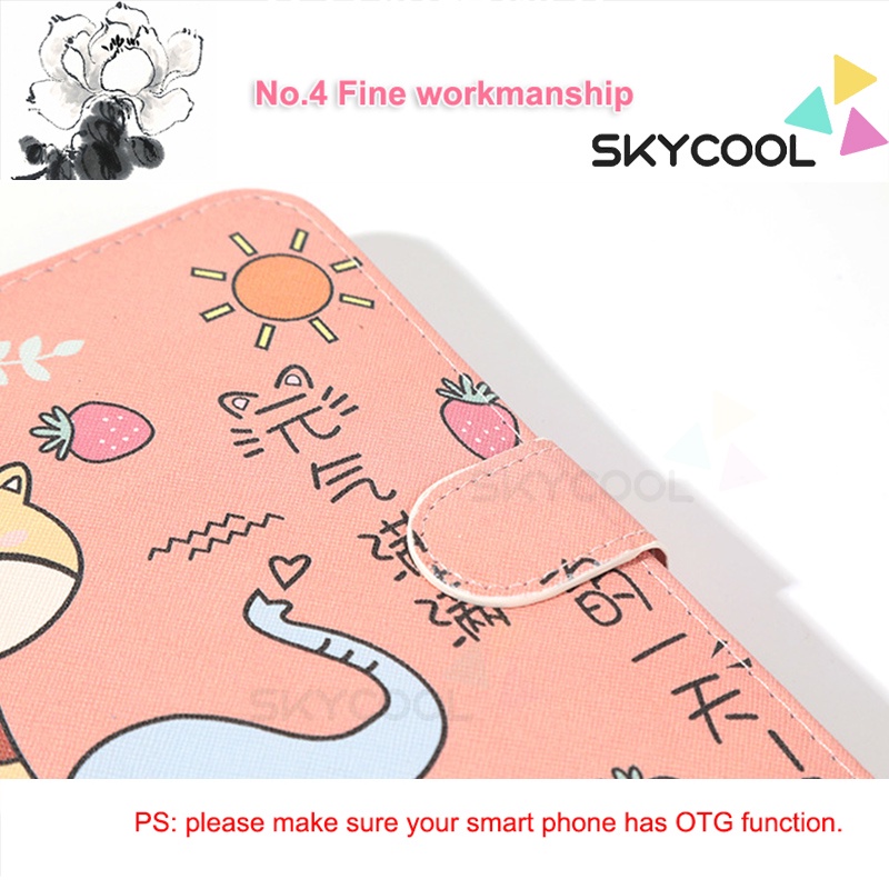 Bàn Phím Điện Thoại 4-8inch Android OTG Tablet