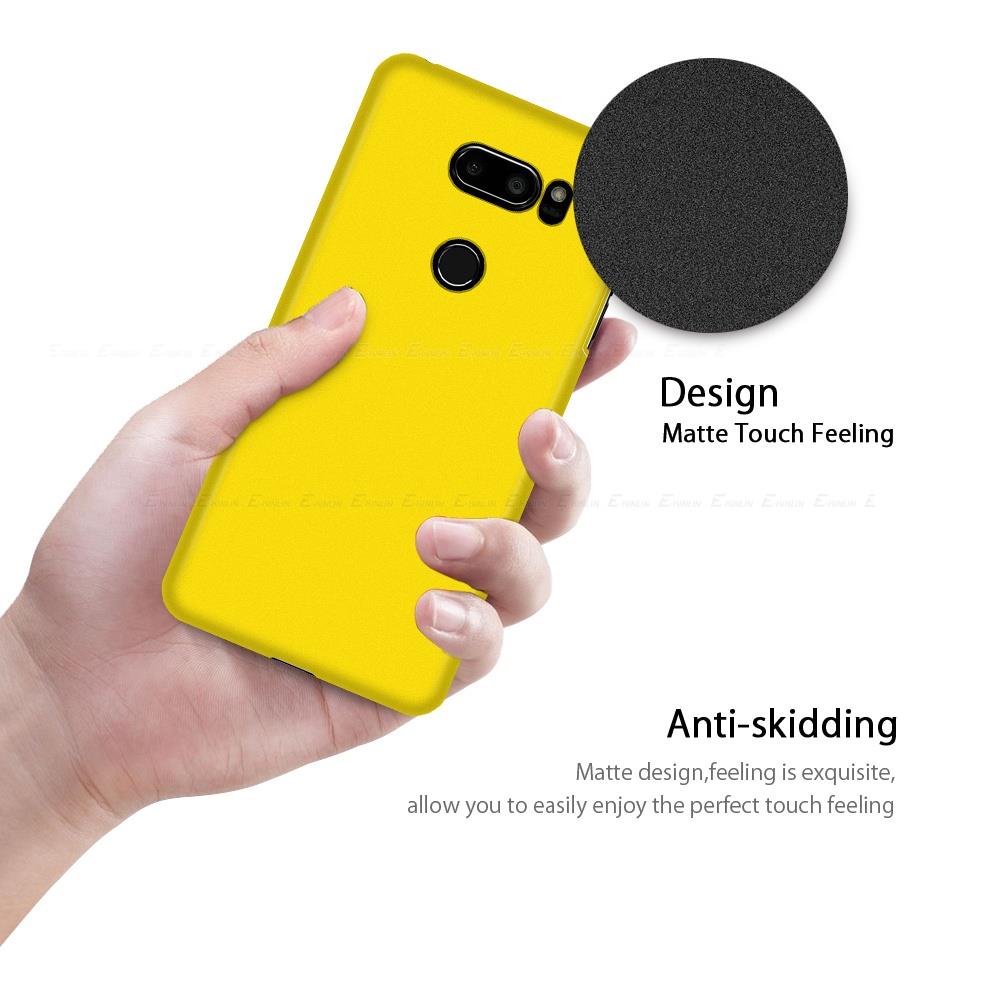 Ốp Điện Thoại PC Cứng Siêu Mỏng Mặt Nhám Cho LG V50 V40 V30 V30S G7 Q6 Plus G8 ThinQ 5G Q6a