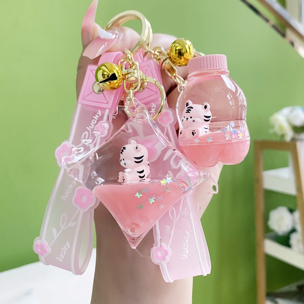 Móc Khóa Hình Hổ Hoạt Hình Sáng Tạo Dễ Thương