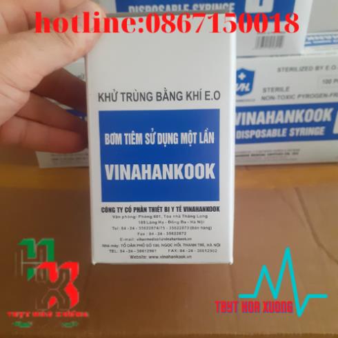 Ống tiêm 1cc - Bơm kim tiêm 1ml sử dụng 1 lần VINAHANKOOK