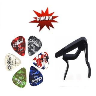 Capo kẹp đàn guitar classic kbd 5a9-de +2 picks