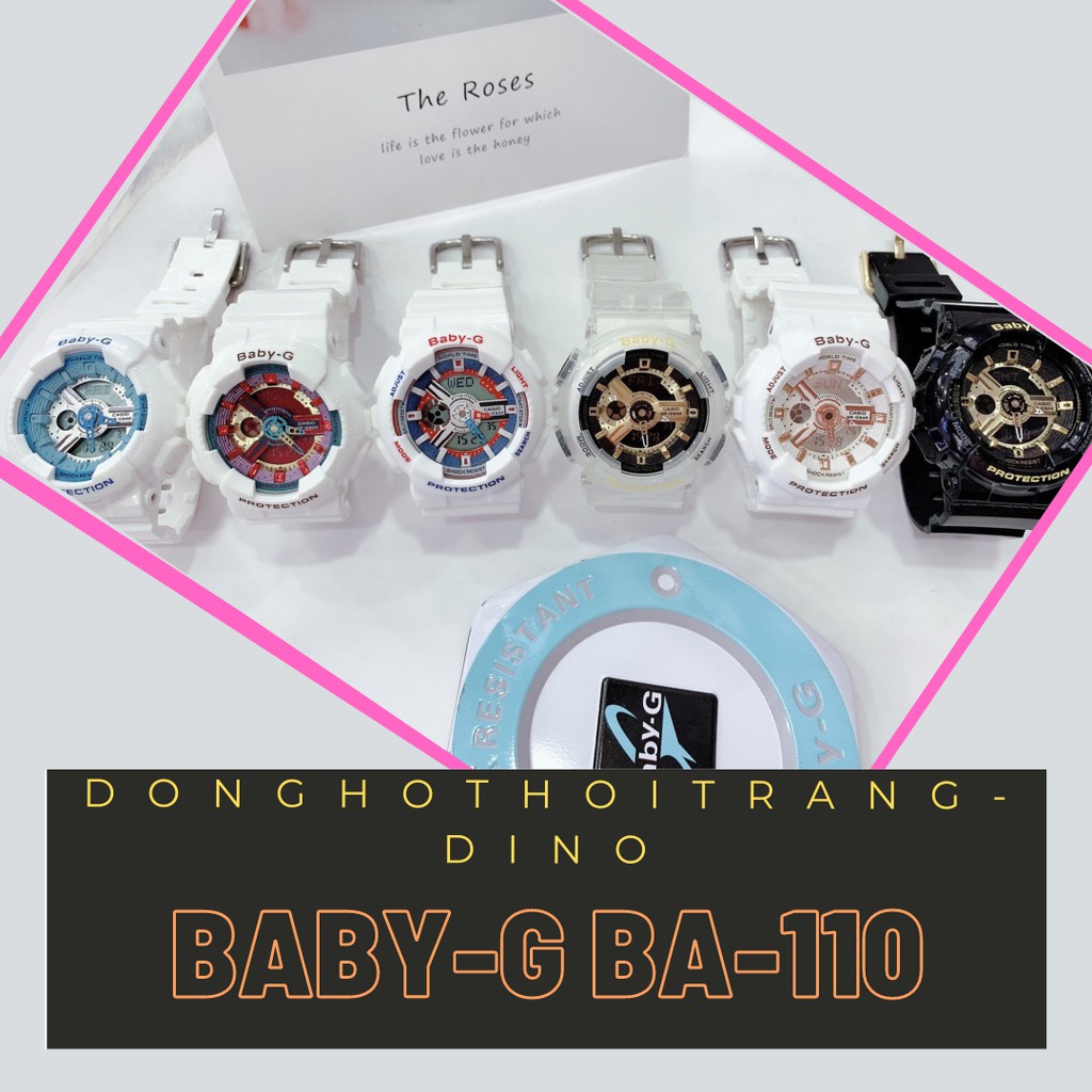 ĐỒNG HỒ NỮ THỂ THAO BABY- G BA-110 MÀU SẮC NỔI BẬT