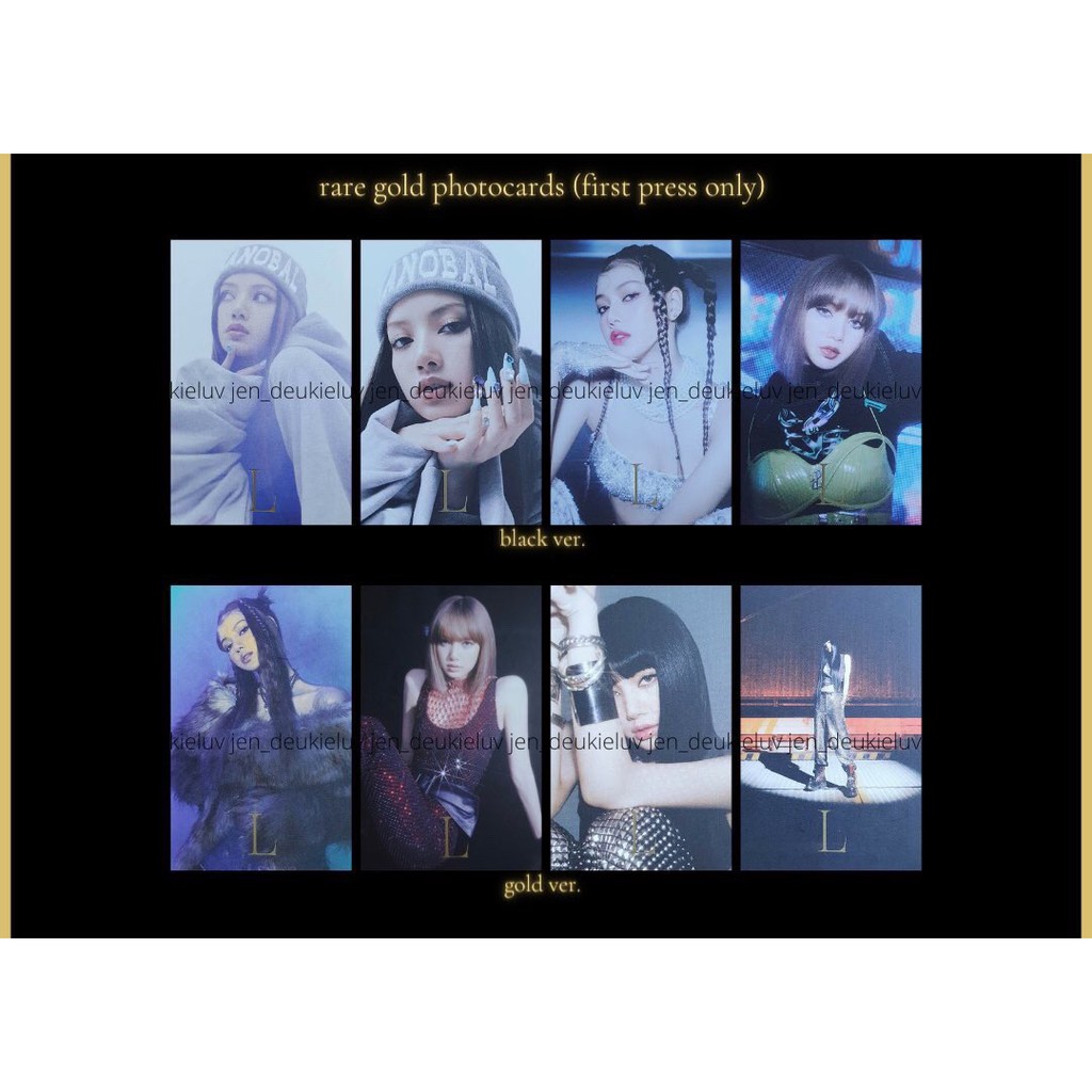 Bộ ảnh UNOFFICIAL album LALISA - LISA