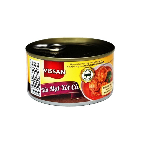 Thit hộp Vissan các loại pate thịt / pate gan /  mắm chưng trứng vịt muối /xíu mại/ sườn nấu đậu/ heo 2 lát