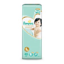 Bỉm dán cao cấp Nhật Bản Pampers L40 - Hàng chính hãng