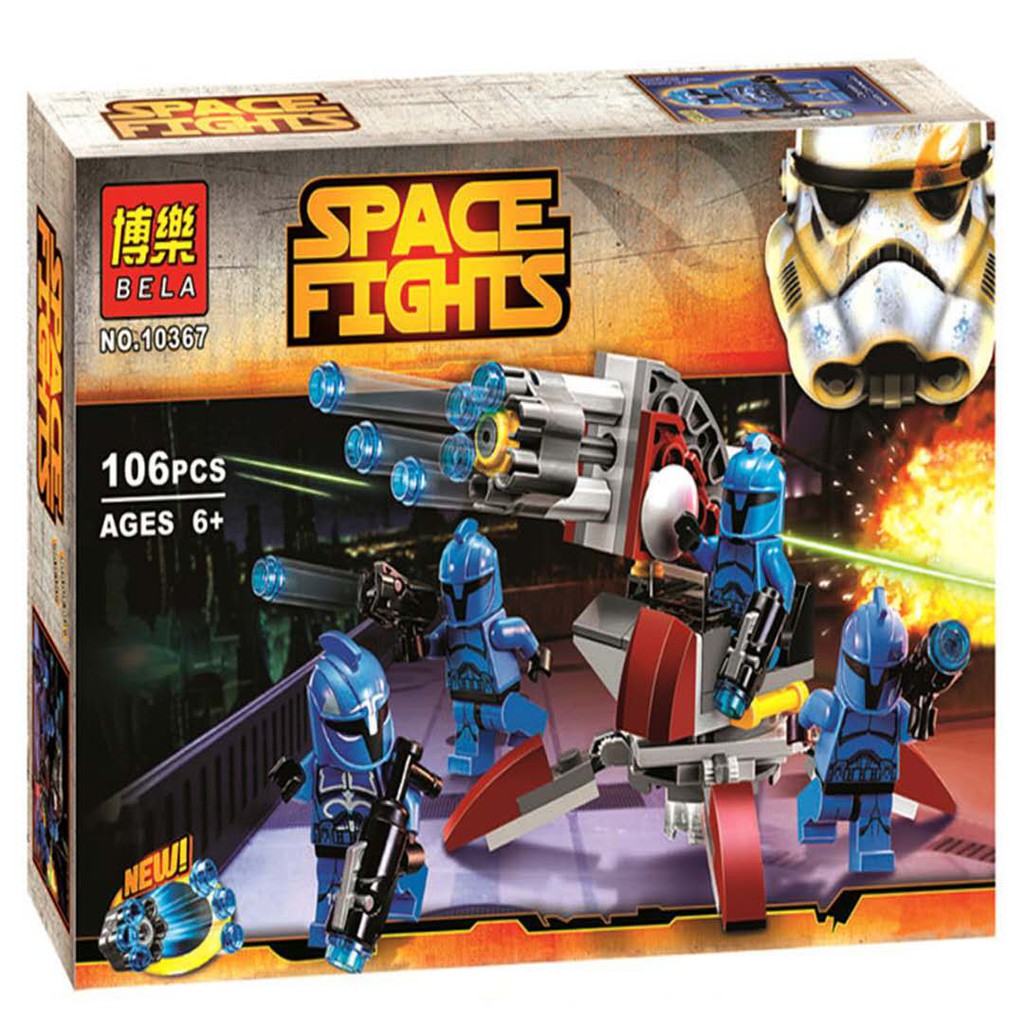 đồ chơi trẻ em Xếp Hình Lego Gaga Bela10367 Star Wars Senate 75088