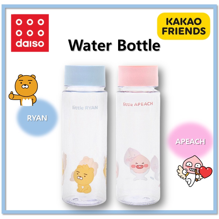DAISO Bình Đựng Nước KAKAO 500ml Màu Hồng / Xanh Dương