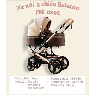 Xe Nôi 2 chiều 3 tư thế Belecoo
