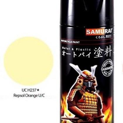 Samurai UCH237 - Sơn xịt màu Nền Cam Repsol