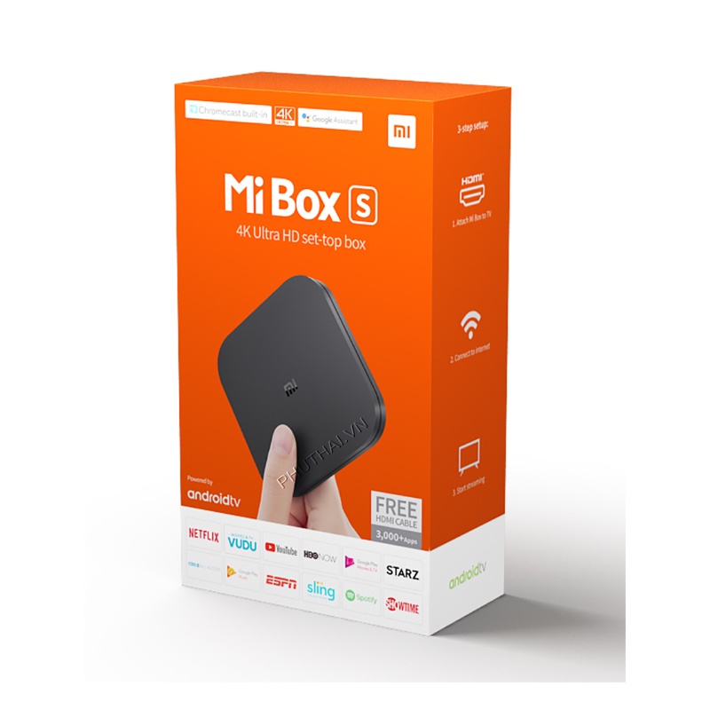 MiBox S Xiaomi 4K Android TV✅ Điều Khiển Bằng Giọng Nói✅ Bản Quốc Tế Chính Hãng