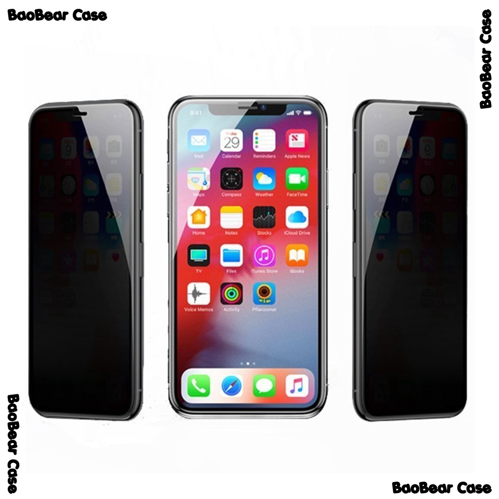 Kính cường lực chống nhìn trộm iphone full màn từ iphone 6/6plus/6splus/7/7plus/8/8plus/.../12/12ProMax/13/13pro/13prm