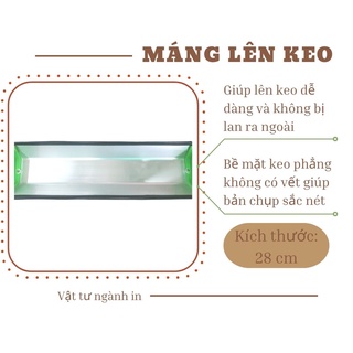 Máng lên keo chụp bản in lụa