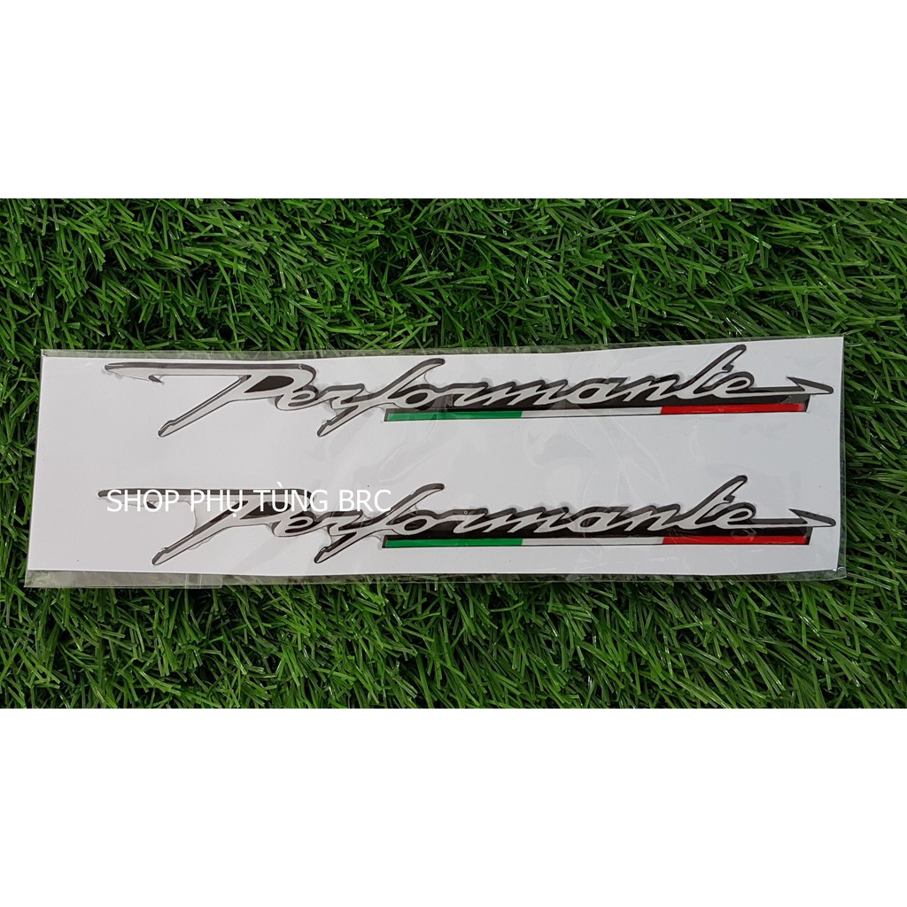 Tem Performante trang trí xe máy