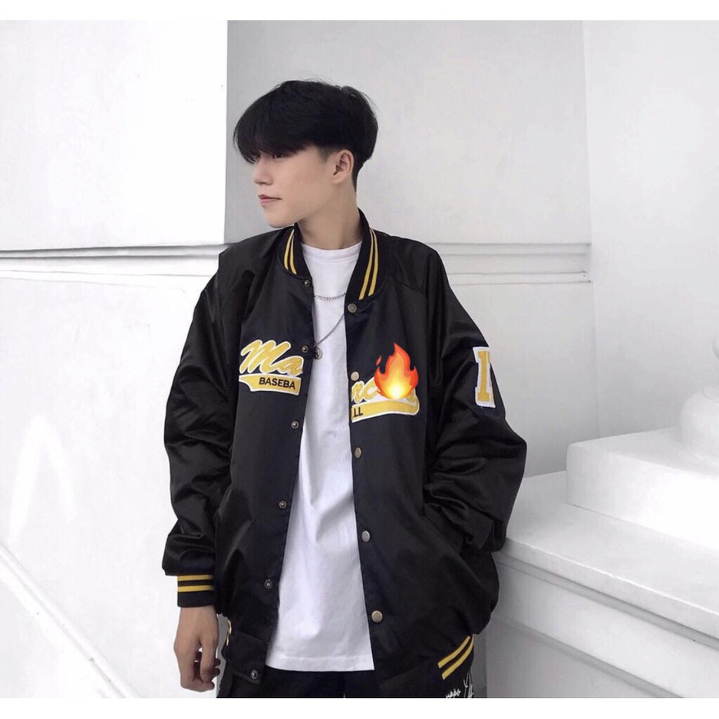 [Mã WASTMAY giảm 15% tối đa 30K đơn 150K] Áo Khoác Dù BOMBER MC MAR.CUS. 4 KIỂU Ulzzang Unisex 1hitshop | BigBuy360 - bigbuy360.vn