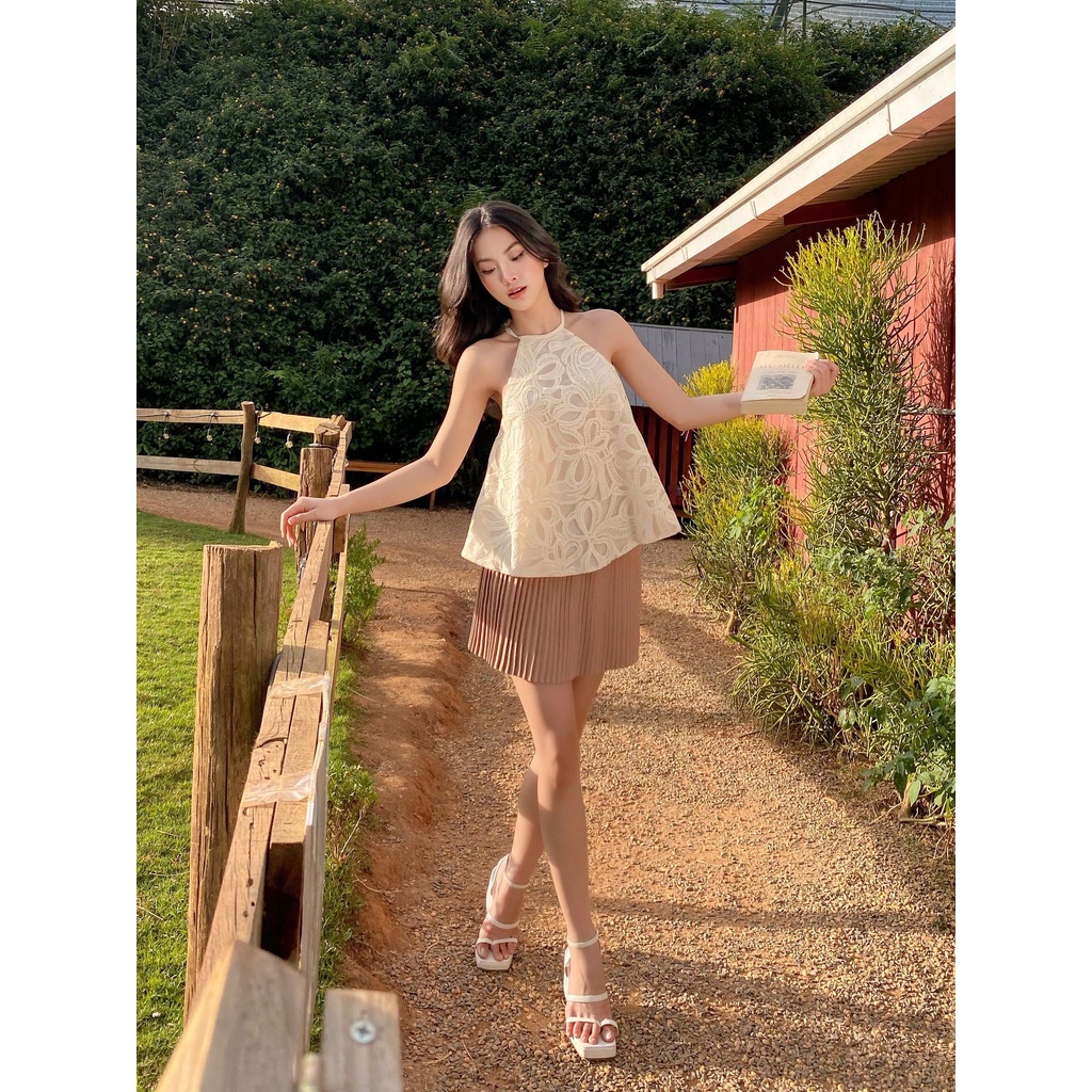 TUBYCATU | Áo yếm orala begie top