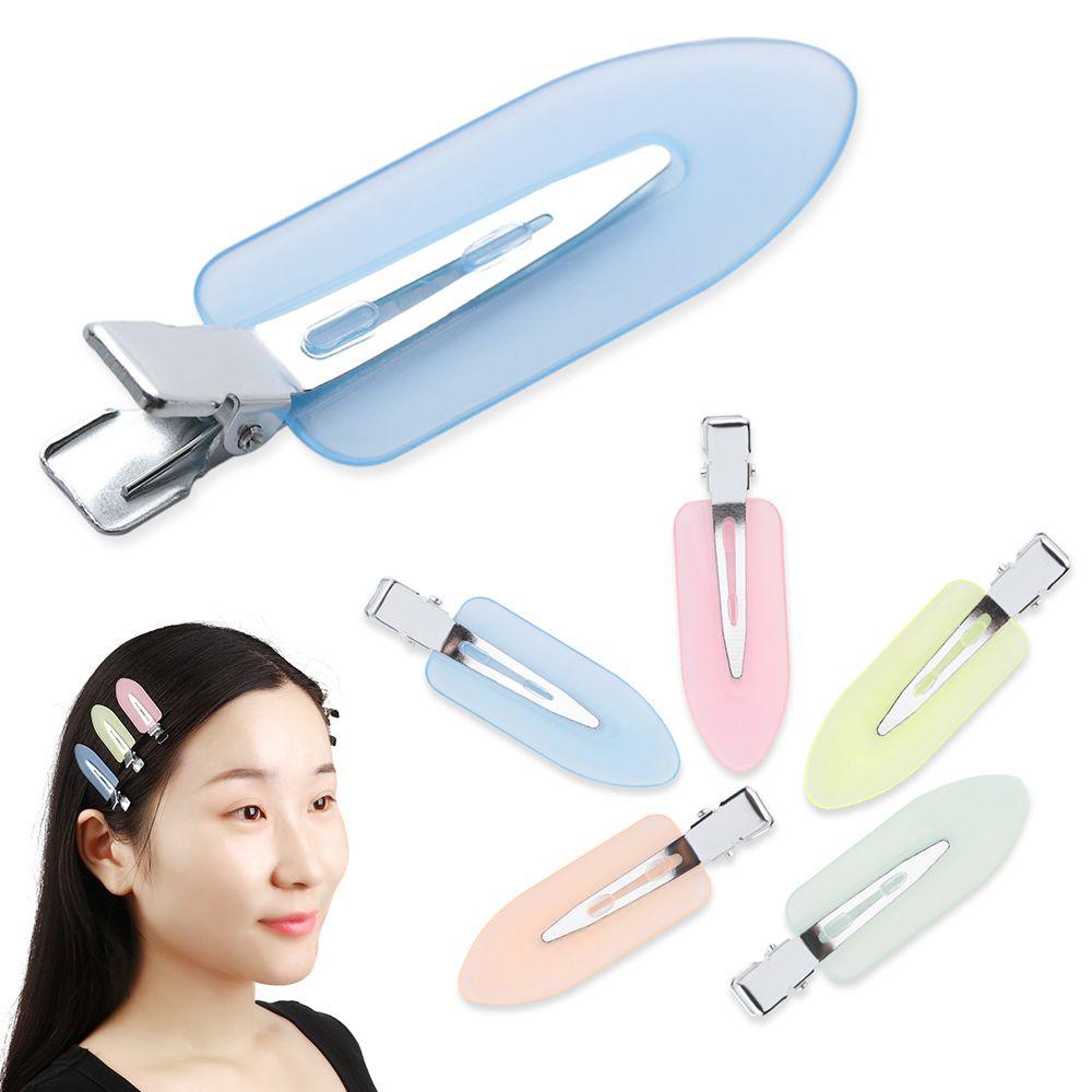 Set 4 Kẹp Tóc Trong Suốt Màu Sắc Kẹo Ngọt Không Để Lại Dấu Vết