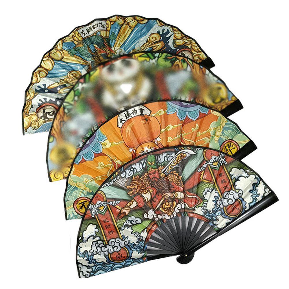 Quạt Xếp Bằng Lụa 8 Inch Dùng Làm Đạo Cụ Chụp Ảnh Nghệ Thuật