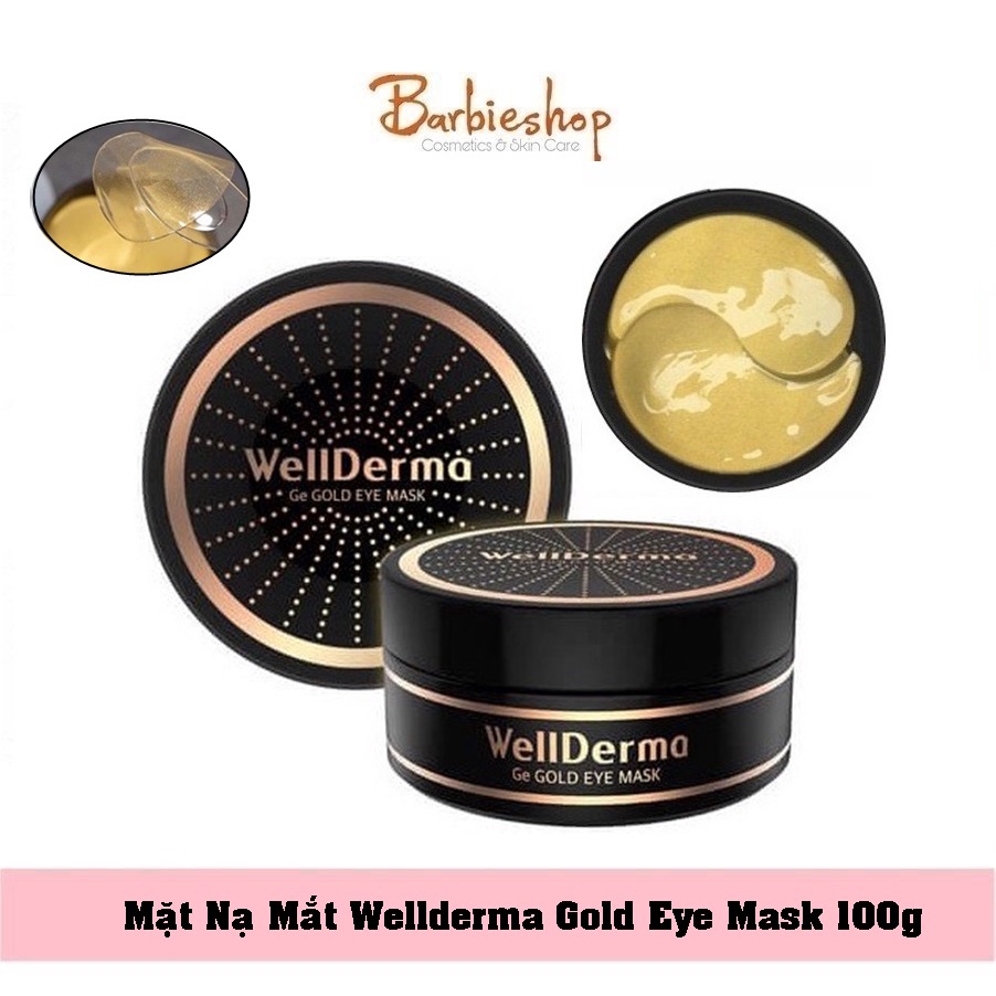 MẶT NẠ MẮT WELLDERMA GOLD EYE MASK 100G GIẢM THÂM