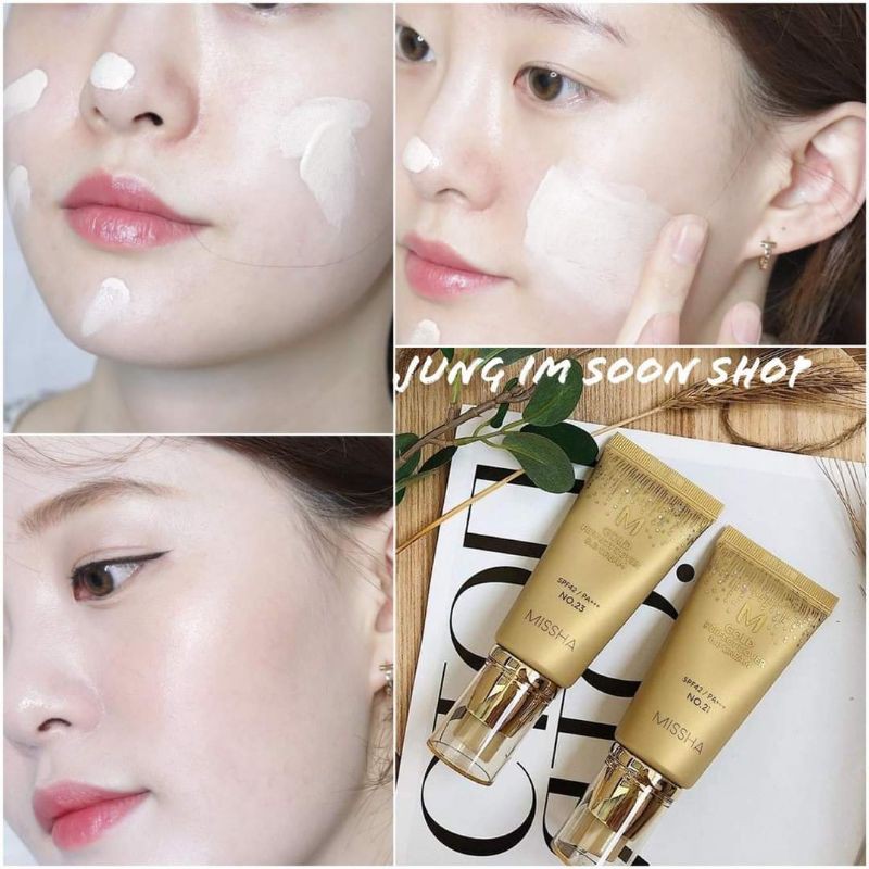 [Kem Nền Missha M Gold Perfect Cover BB Cream SPF42/PA+++