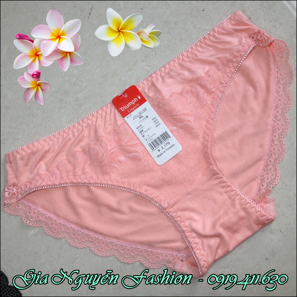 Bộ 7 Quần lót nữ viền ren - Cotton lụa kháng khuẩn - TH Việt | BigBuy360 - bigbuy360.vn