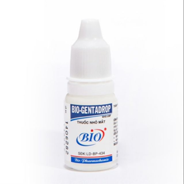 Chai Nước Nhỏ Mắt Bio - Gentadrop 10ml Cho Thú Cưng Chó Mèo