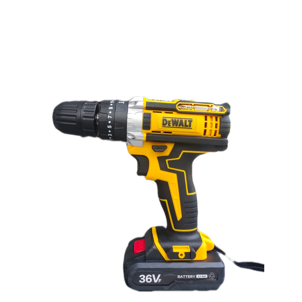 Máy khoan pin Dewalt 36V có búa - 100% lõi đồng ,khoan betong, khoan tường, khoan sắt bắn vít model DCD771