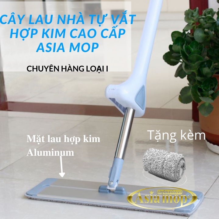 Cây lau nhà tự vắt thông minh bàn Hợp Kim Cao Cấp Asia Mop T4