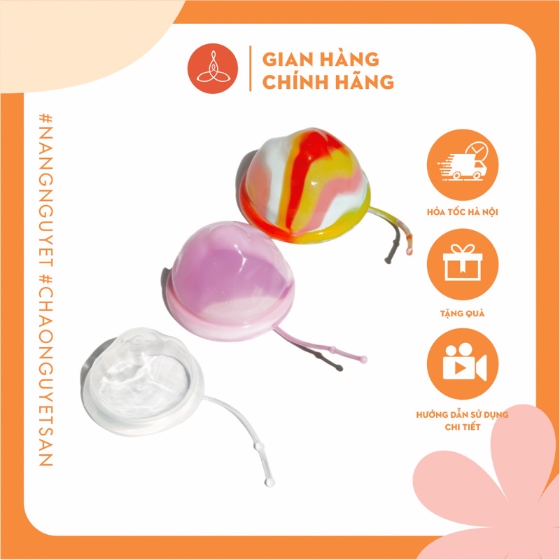 Đĩa nguyệt san Lumma Unique Disc 3 size, đĩa đầu tiên và duy nhất được bán tại Việt Nam, ngăn rò rỉ cao và hứng chứa lớn
