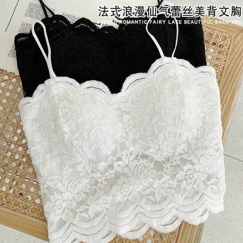 Áo bra ren 2 dây kèm mút đệm phong cách hàn quốc  siêu đẹp 1818