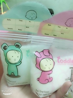 Túi trữ sữa Mini Toddler ( 28 túi có 7 màu)