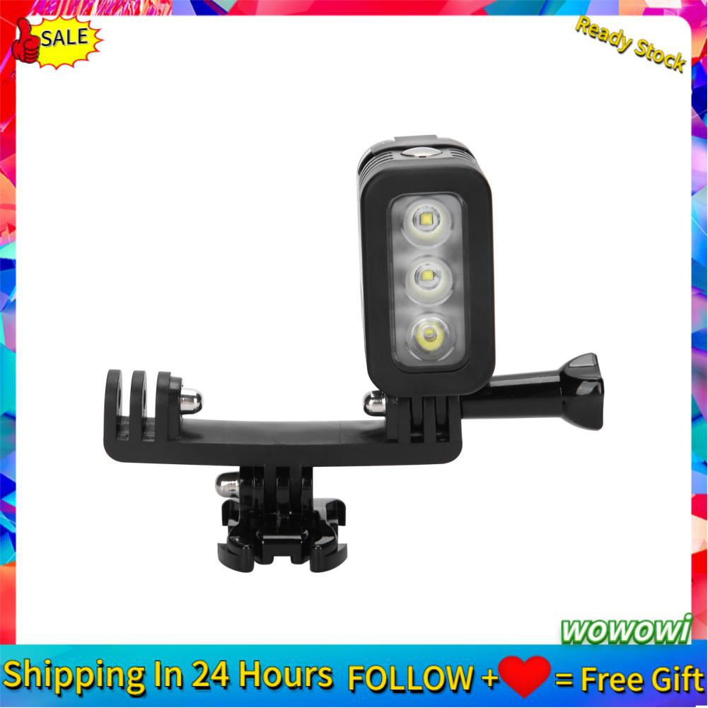 Wowowi 30M Waterproof LED Video Diving Fill Light Underwater for GoPro HERO 4 Motion Camera