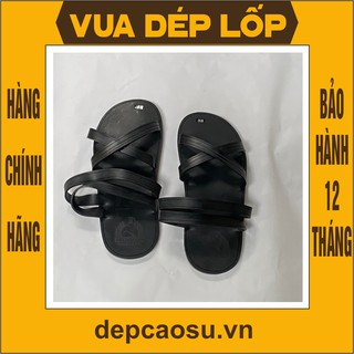 [Kèm video ảnh thật] Dép cao su 4 Quai chéo Vua dép lốp