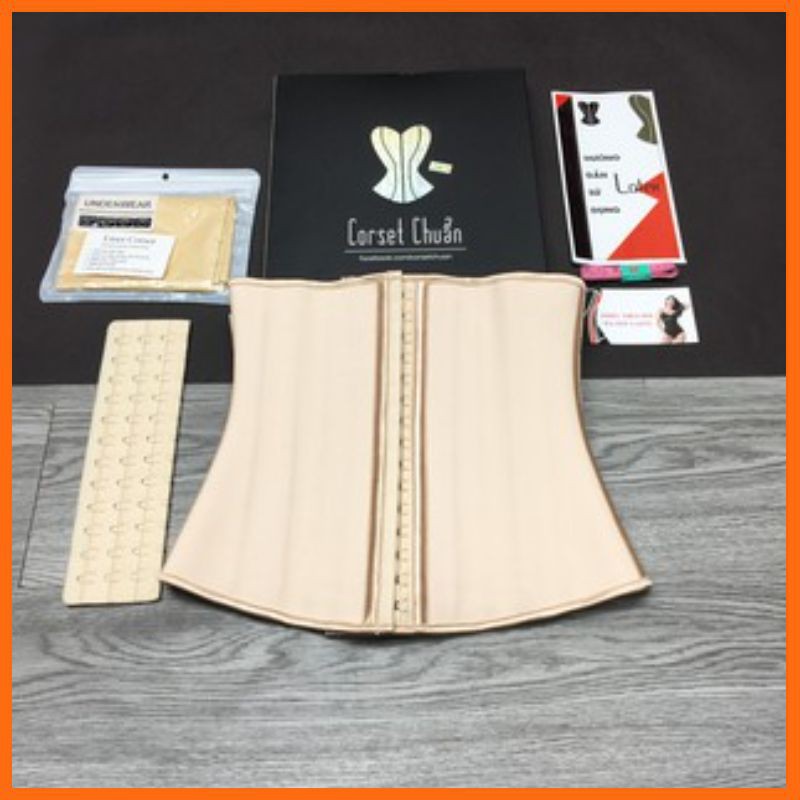 ĐAI NỊT BỤNG LATEX 25 XƯƠNG CAO SU NON HY LẠP_LƯNG THẲNG-EO THON