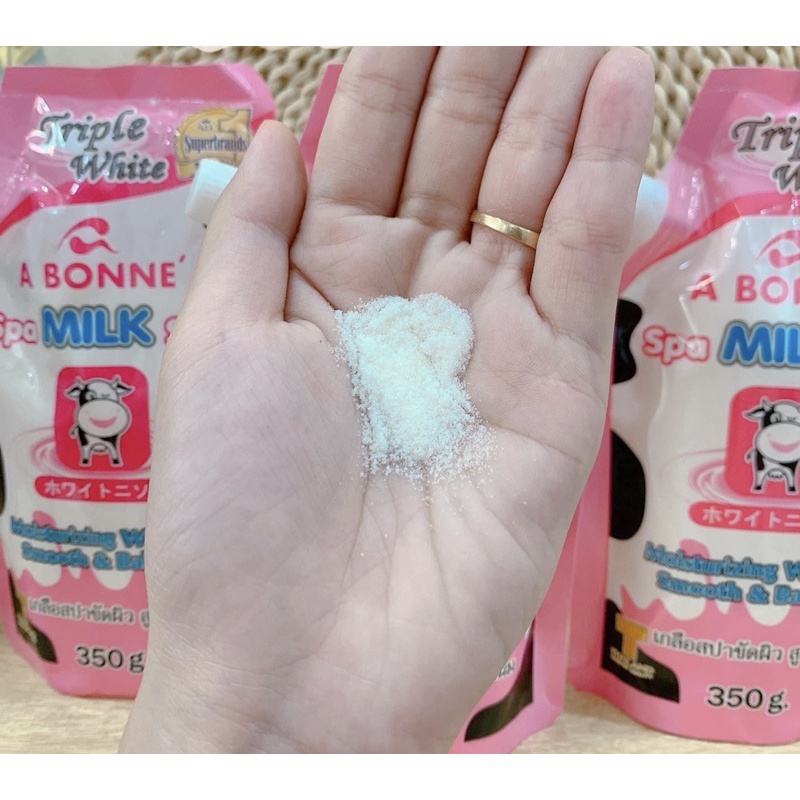 Muối tắm sữa bò tẩy tế bào chết Abone  Spa Milk Salt 350gram Thái Lan | BigBuy360 - bigbuy360.vn