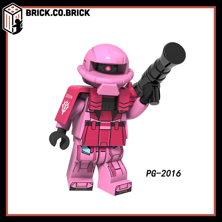 Non Lego Mobile Suit Gundam Đồ Chơi Lắp Ráp Minifigure Mô Hình Zaku Warrior PG8135