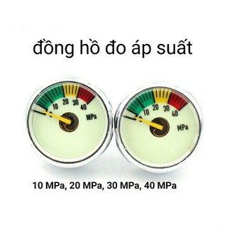 Đồng hồ đo áp suất 20 MPA chân ren 8mm
