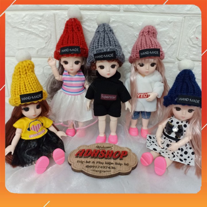 Mũ Len Đội Đầu Cho Búp Bê Baboliy adhshop