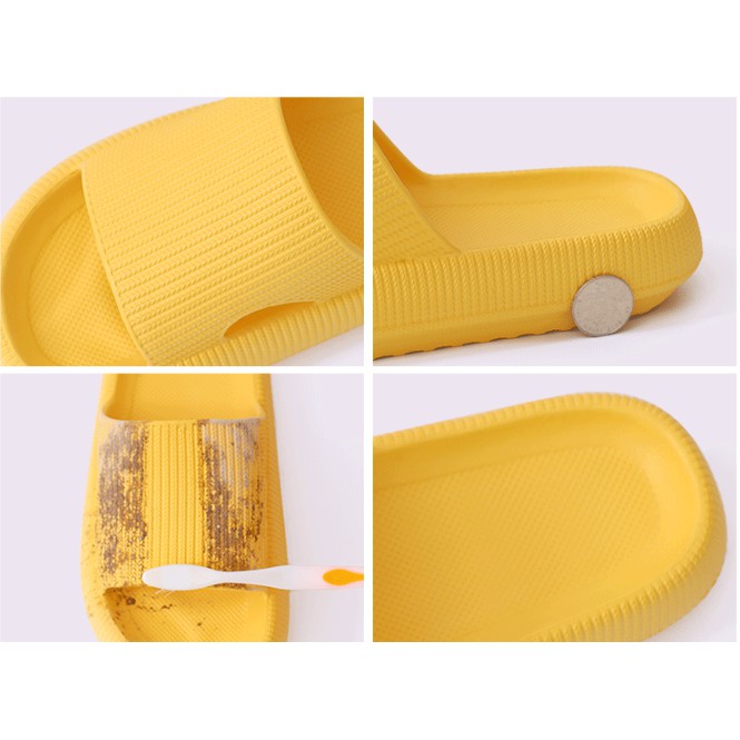 dép unisex quai ngang thời trang ulzang tao bao cực hot bánh mỳ độn đế 5cm siêu mềm siêu êm size 40/41 42/43 44/45