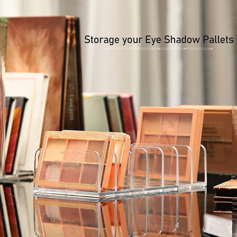 Khay Đựng Bảng Phấn Mắt 7 Ngăn Bằng Acrylic Chia Ngăn Tiện Dụng